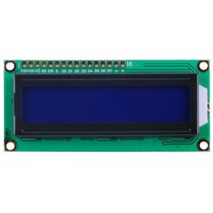 LCD 1602A V2.0 синий фон белые символы с подсветкой